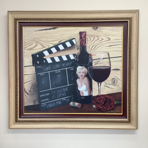 Print on Canvas by Scott Jacobs “Some Like It Hot” 32″ X 28″ Framed