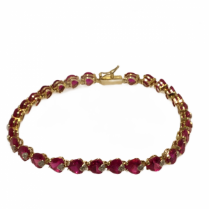 14K Ruby Tennis bracelet