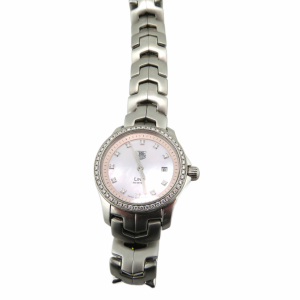 Tag Heuer 27mm  Ladies "Link" watch with diamonds