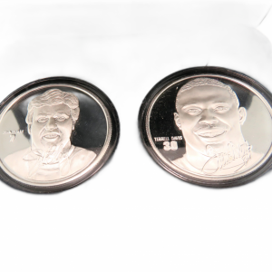 Broncos John Elway and Terrell Davis Silver coins Limited Edition